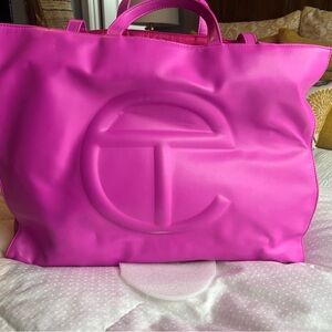 Telfar Women's Vibrant Pink Tote Bag